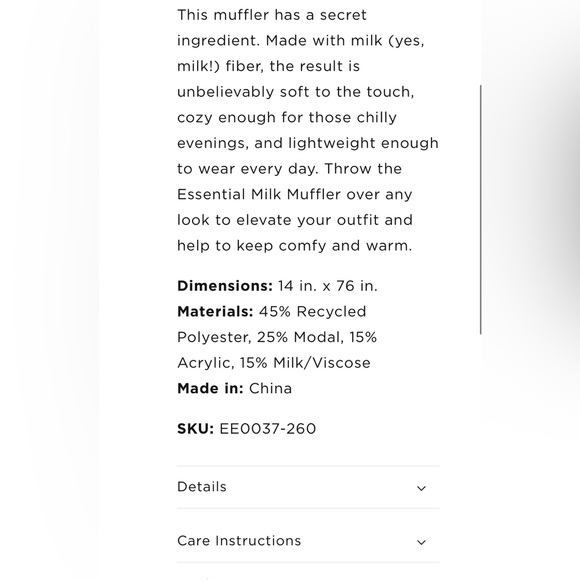 Echo scarf - beautiful teal color - Picture 5 of 5